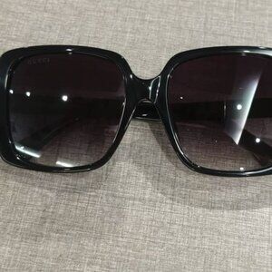 Gucci Oversized Square Black Sunglasses